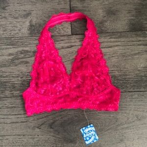 Free People halter woman’s bralette